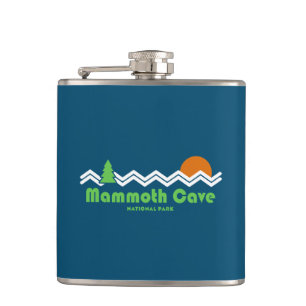 Mammoth Cave National Park Retro Hip Flask