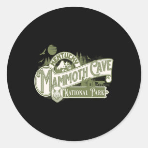 Mammoth Cave National Park Scenic Trail Explorer H Classic Round Sticker