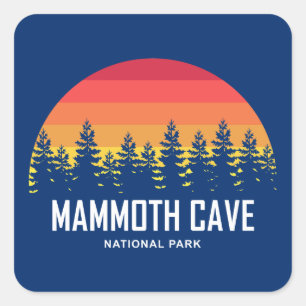 Mammoth Cave National Park Square Sticker