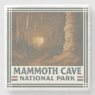 Mammoth Cave National Park Stone Coaster
