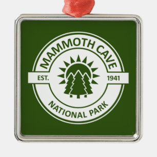 Mammoth Cave National Park Sun Trees Metal Ornament