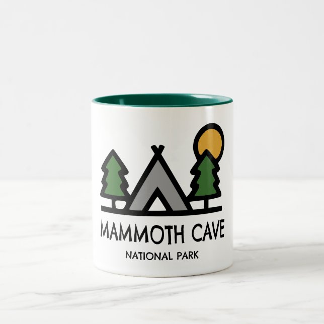 Mammoth Cave National Park Two-Tone Coffee Mug (Center)