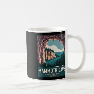 Mammoth Cave National Park Vintage Camping Hiking  Coffee Mug