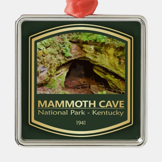Mammoth Cave NP (PF1) Metal Ornament (Front)