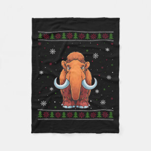 Mammoth Christmas Sweater Men Women Kids Xmas Funn Fleece Blanket