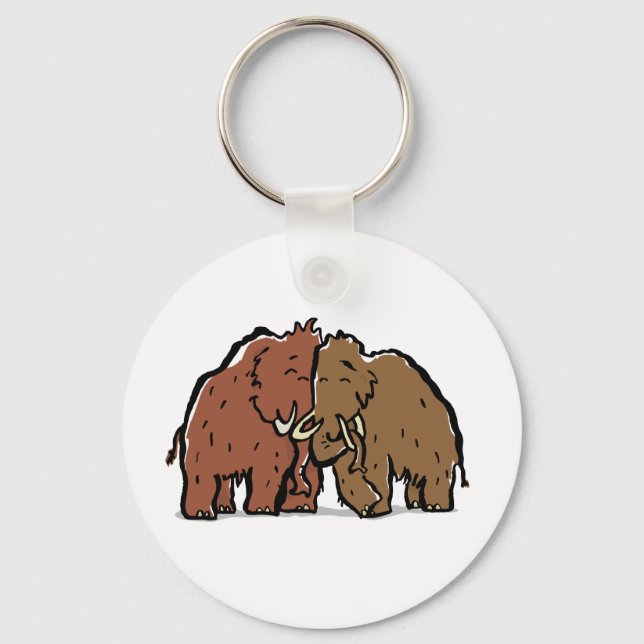 mammoth couple key ring (Front)