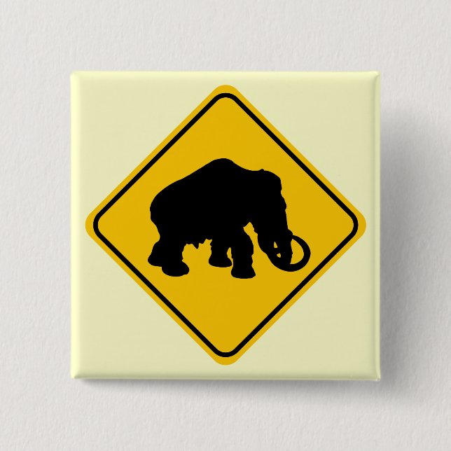 Mammoth Crossing 15 Cm Square Badge (Front)