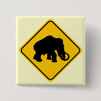 Mammoth Crossing 15 Cm Square Badge