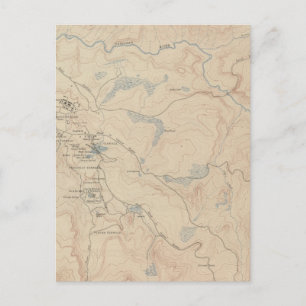 Mammoth Hot Springs and Vicinity 2 Postcard
