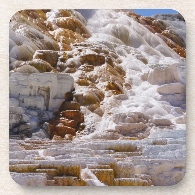 Mammoth Hot Springs Coaster (Front)