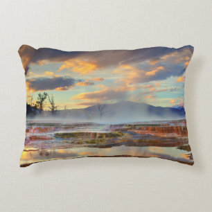 Mammoth Hot Springs Decorative Cushion
