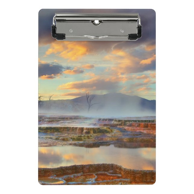 Mammoth Hot Springs Mini Clipboard (Front)