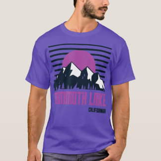 Mammoth Lake Vintage Mountains Hiking Camp Califor T-Shirt