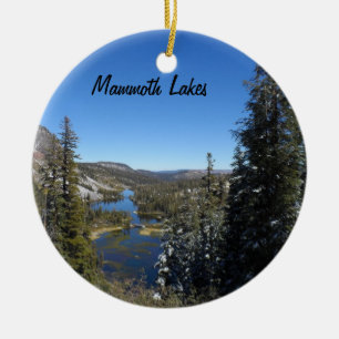 Mammoth Lakes, CA Ceramic Ornament
