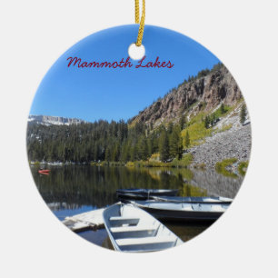 Mammoth Lakes, CA Ceramic Ornament