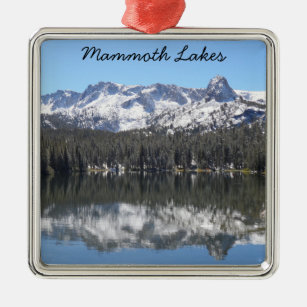 Mammoth Lakes, CA Metal Ornament