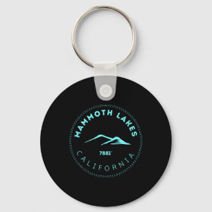 Mammoth Lakes California Mountain Town - Elevated Key Ring