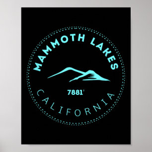 Mammoth Lakes California Mountain Town - Elevated Poster