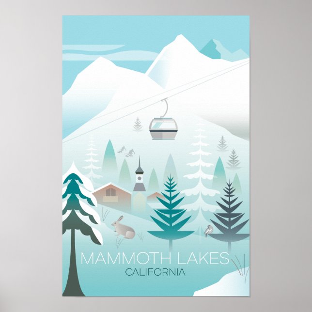 Mammoth Lakes Winter Print (Front)