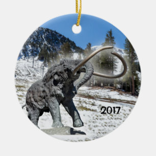Mammoth Mountain, CA Ceramic Ornament
