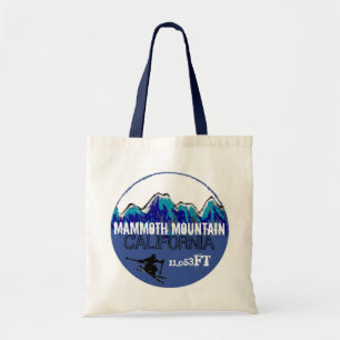 Mammoth Mountain California blue ski art bag