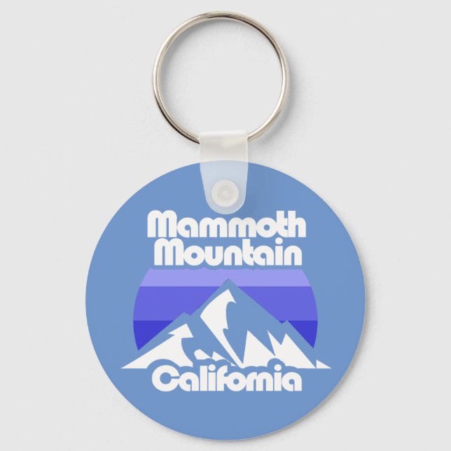 Mammoth Mountain California Key Ring (Front)