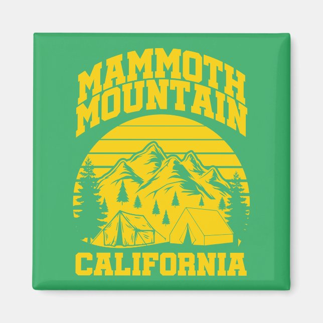 Mammoth Mountain,California Magnet (Front)