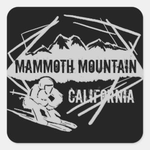 Mammoth Mountain California ski mountain stickers