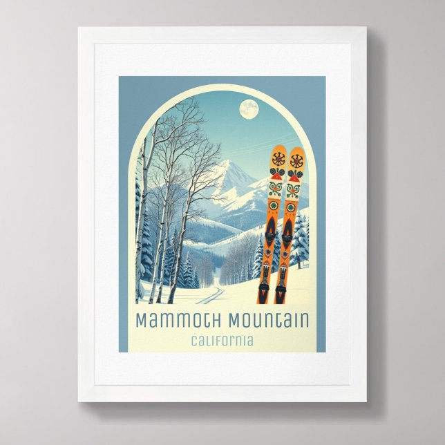 Mammoth Mountain California ski resort  Poster (Creator Uploaded)