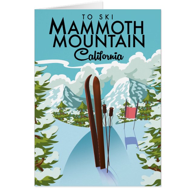 Mammoth Mountain California to ski (Front)