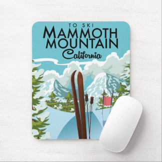 Mammoth Mountain California to ski Mouse Pad