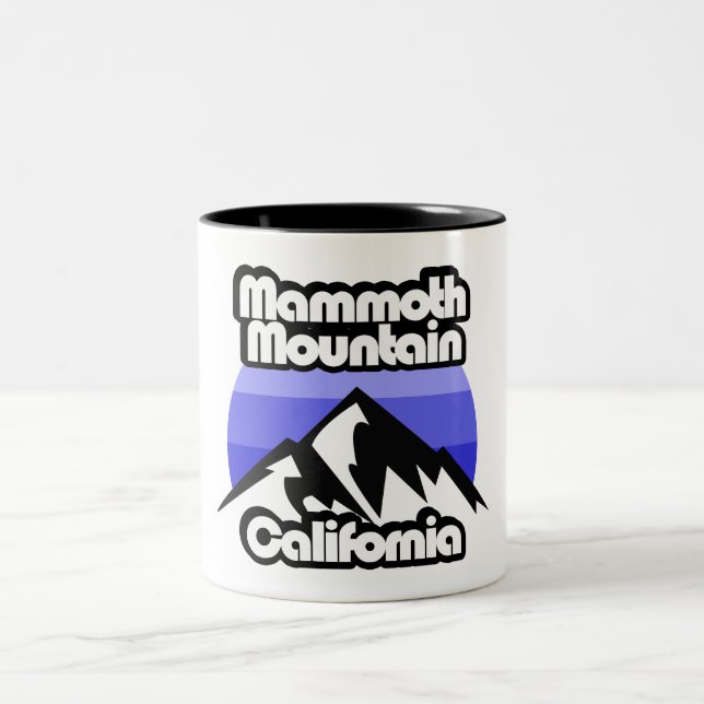 Mammoth Mountain California Two-Tone Coffee Mug (Center)