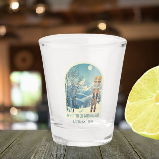 Mammoth Mountain California vacation ski shotglass Shot Glass