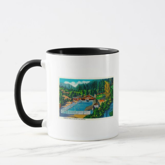 Mammoth Pool at Sol Duc Hot Springs Mug (Left)