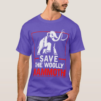 Mammoth Prehistoric Animal Humor family T-Shirt