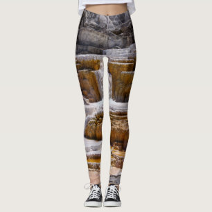Mammoth Springs Falls Leggings