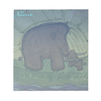 Mammoth with calf notepad
