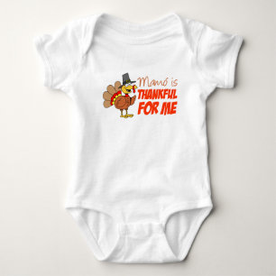 Mamo Thankful For Me Baby Bodysuit