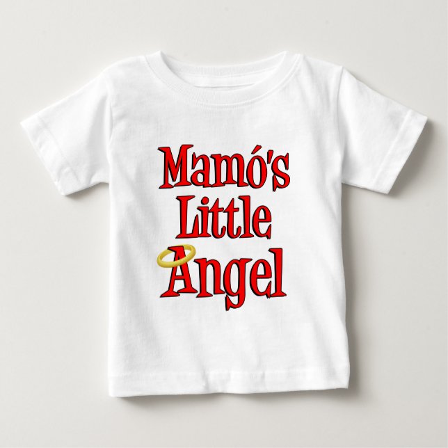 Mamo's Little Angel Baby T-Shirt (Front)
