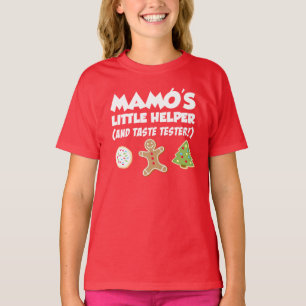 Mamo's Little Helper Christmas Cookies T-Shirt