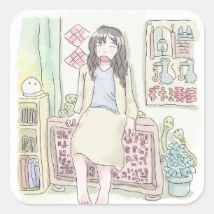 Mamuji Samuni Square Sticker