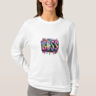 MaMuse Rainbow Boss Long Sleeve Tee