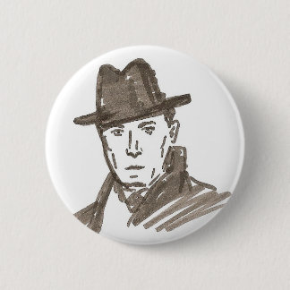 man 6 cm round badge