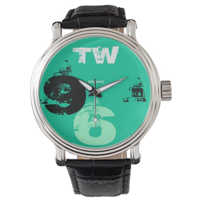 Man 96 Green Sea Clock Watch (Front)
