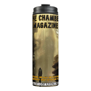 man alone in dismal cityscape chamber magazine thermal tumbler