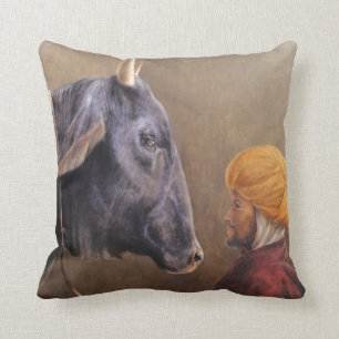 Man and Bull Cushion
