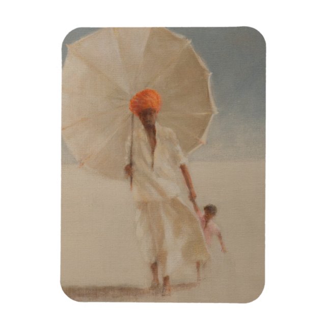 Man and Child I 2010 Magnet (Vertical)