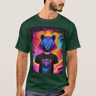 man and lion girl T-Shirt