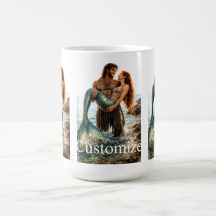 Man and Mermaid Thunder_Cove Coffee Mug