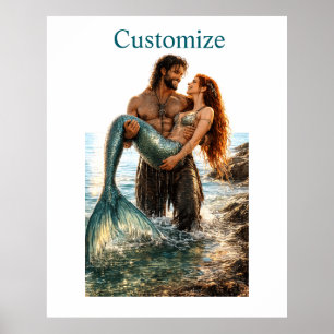 Man and Mermaid Thunder_Cove Poster